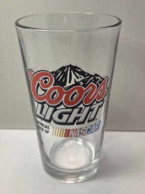 Coors Light Nascar Pint Glass